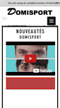 Mobile Screenshot of domisport.fr